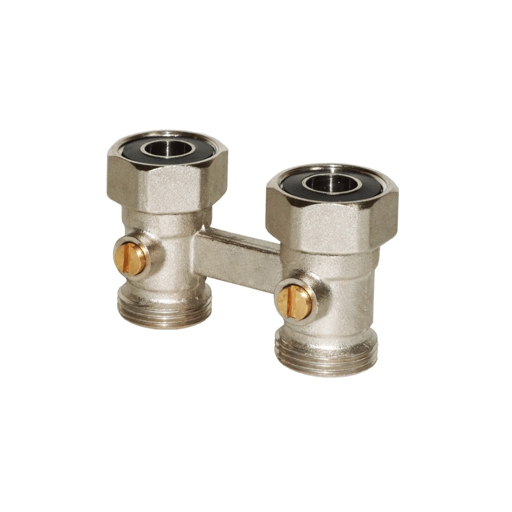 узел для нижнего подключения-ПРЯМОЙ , 3/4"х3/4" (KY01)