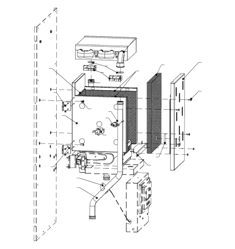 Камера сгорания и теплообменник