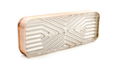 Теплообменник E5Р 12 пластин запасная часть к котлу «Лемакс» 21000605203910